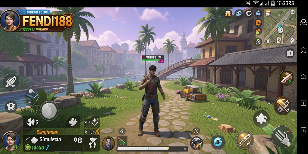 Screenshot utama FENDI188 menampilkan gameplay simulasi yang menakjubkan.