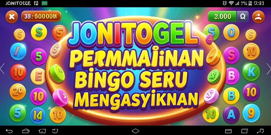 Screenshot utama <strong>JONITOGEL</strong> menunjukkan pengalaman seru saat bermain Bingo.