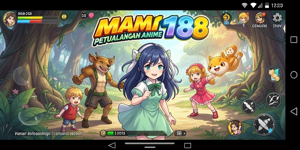 Tampilan menakjubkan dari gameplay Anime MAMI188.
