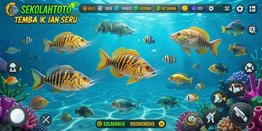 Screenshot permainan Tembak Ikan yang menarik dan seru.