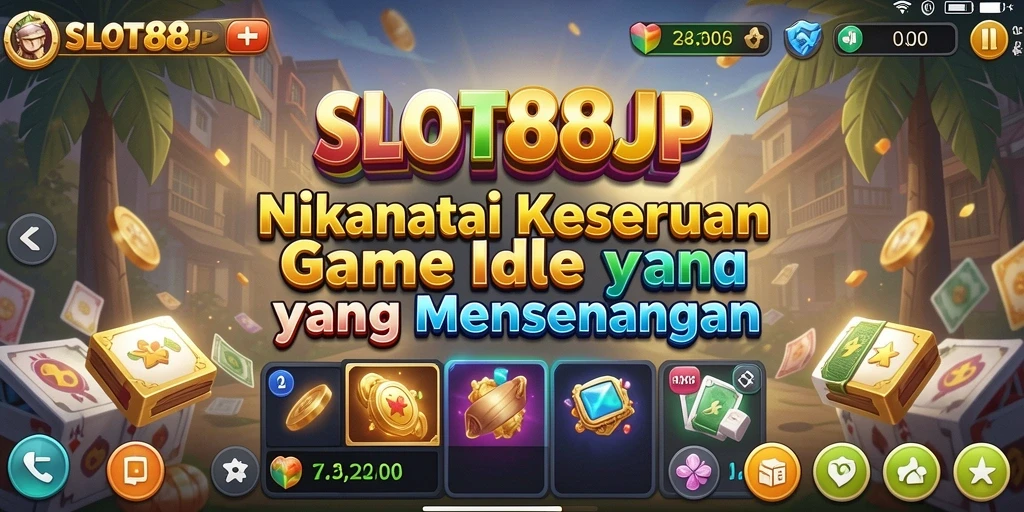 Tampilan gameplay menarik dari SLOT88JP dengan sistem Idle yang intuitif.