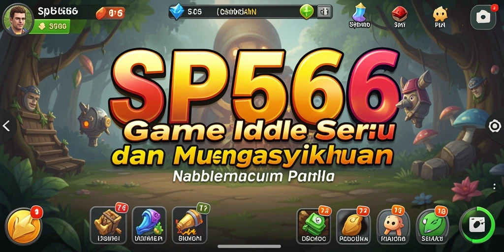 Screenshot gameplay menunjukkan karakter aktif dan grafis menawan dalam game Idle.