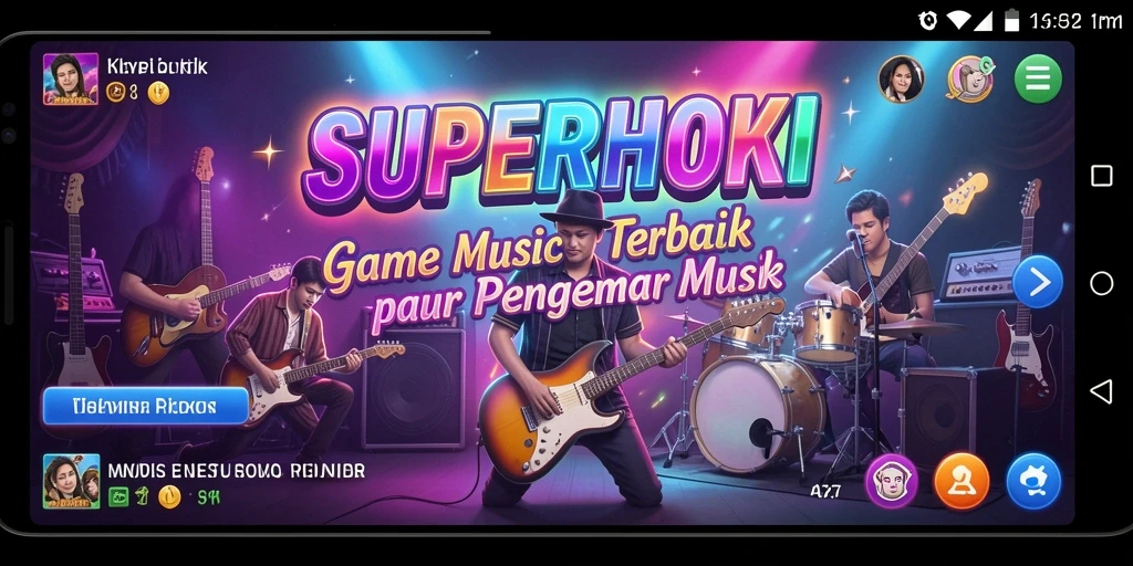 Screenshot menunjukkan gameplay dinamis dan antarmuka yang menarik.