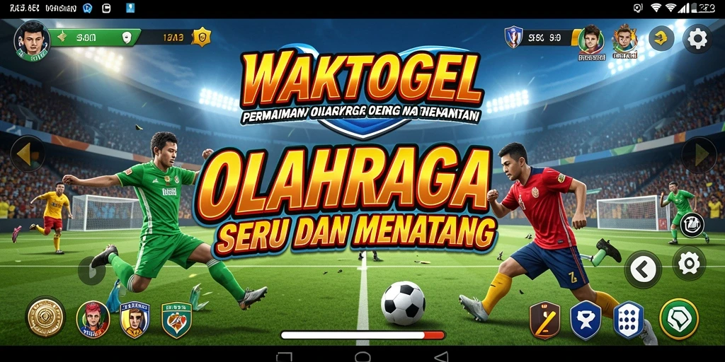 Tampilan menarik dari gameplay WAKTOGEL yang penuh aksi olahraga.